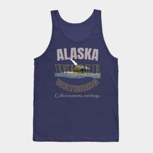 Alaska Whale Watching humpback beluga orca killer whales Tank Top